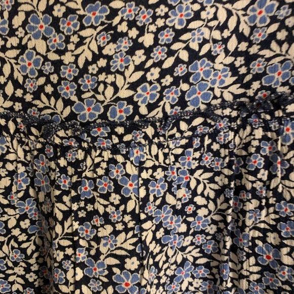 Mi Ami from Francesca’s Boutique - Navy Blue Ditsy Floral Dress - Picture 6 of 6